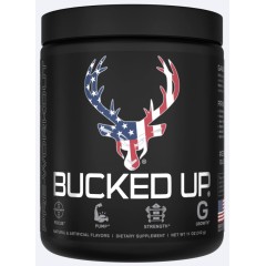 BUCKED UP, PREMIUM Pre-Workout, предтренировочная добавка, вкус Rocket Pop (Голубая малина, лайм, вишня), 312 г (30 порций)